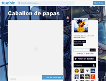 Tablet Screenshot of caballondepapas.tumblr.com