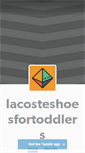 Mobile Screenshot of lacosteshoesfortoddlers.tumblr.com