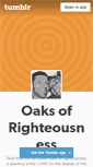 Mobile Screenshot of oaksofrighteousness.tumblr.com