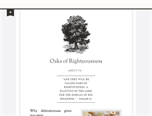 Tablet Screenshot of oaksofrighteousness.tumblr.com