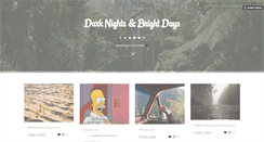 Desktop Screenshot of darknightsandbrightdays.tumblr.com