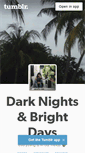 Mobile Screenshot of darknightsandbrightdays.tumblr.com