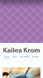 Mobile Screenshot of kailea-allison.tumblr.com