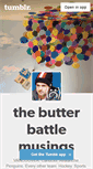 Mobile Screenshot of bitterbutterbattle.tumblr.com