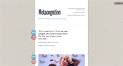 Desktop Screenshot of metacognition.tumblr.com