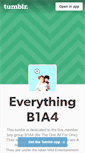 Mobile Screenshot of everything-b1a4.tumblr.com