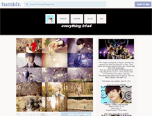 Tablet Screenshot of everything-b1a4.tumblr.com