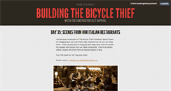 Desktop Screenshot of buildingthebicyclethief.tumblr.com