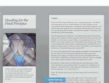 Tablet Screenshot of finalprecipice.tumblr.com