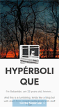 Mobile Screenshot of hyperbolique.tumblr.com