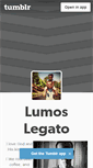 Mobile Screenshot of lumoslegato.tumblr.com