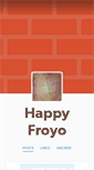 Mobile Screenshot of happy-froyo.tumblr.com