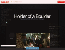 Tablet Screenshot of djquietstorm.tumblr.com