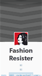 Mobile Screenshot of fashionresister.tumblr.com