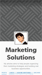 Mobile Screenshot of marketing-solutions.tumblr.com