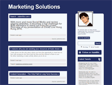 Tablet Screenshot of marketing-solutions.tumblr.com