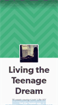 Mobile Screenshot of living-the-teenagedream.tumblr.com