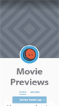 Mobile Screenshot of moviepreviews.tumblr.com