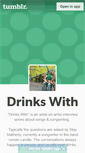 Mobile Screenshot of drinkswith.tumblr.com