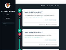 Tablet Screenshot of hackcheatsnosurvey.tumblr.com