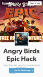 Mobile Screenshot of angrybirdsepichacktool.tumblr.com