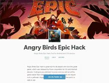 Tablet Screenshot of angrybirdsepichacktool.tumblr.com