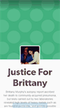 Mobile Screenshot of justiceforbrittany.tumblr.com