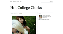 Desktop Screenshot of collegechicks.tumblr.com