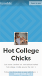 Mobile Screenshot of collegechicks.tumblr.com