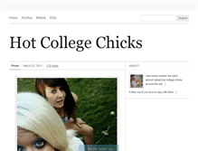 Tablet Screenshot of collegechicks.tumblr.com