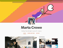 Tablet Screenshot of martacrowe.tumblr.com