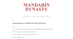 Desktop Screenshot of mandarindynasty.tumblr.com