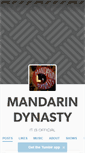 Mobile Screenshot of mandarindynasty.tumblr.com