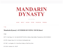 Tablet Screenshot of mandarindynasty.tumblr.com