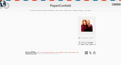 Desktop Screenshot of paperconfetti.tumblr.com