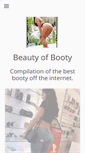 Mobile Screenshot of beautyofbooty.tumblr.com