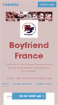 Mobile Screenshot of boyfriend-france.tumblr.com