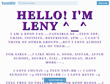 Tablet Screenshot of leny-kpop.tumblr.com