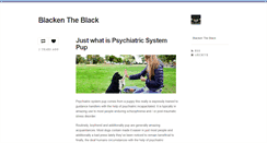 Desktop Screenshot of blackentheblack.tumblr.com
