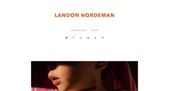 Desktop Screenshot of landonnordeman.tumblr.com