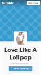 Mobile Screenshot of lovelikealolipop.tumblr.com