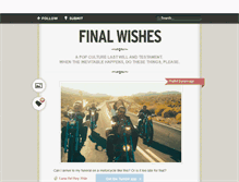 Tablet Screenshot of finalwishes.tumblr.com