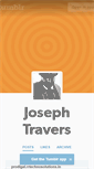 Mobile Screenshot of josephtravers.tumblr.com