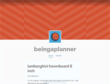 Tablet Screenshot of beingaplanner.tumblr.com