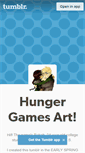 Mobile Screenshot of hungergamesart.tumblr.com