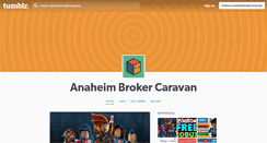 Desktop Screenshot of anaheimbrokercaravan.tumblr.com