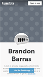 Mobile Screenshot of brandonbarras.tumblr.com