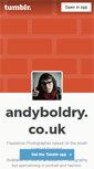 Mobile Screenshot of andyboldry.tumblr.com