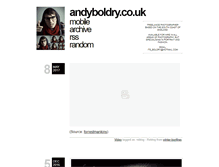 Tablet Screenshot of andyboldry.tumblr.com