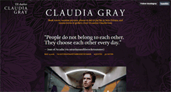 Desktop Screenshot of claudiagray.tumblr.com